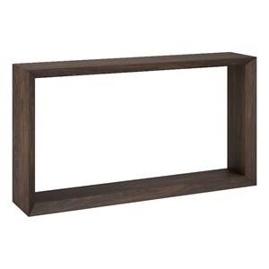 Pemberly Row Modern Farmhouse 55&quot Alder Brown MDF Console Table