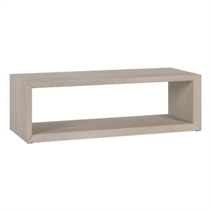 Pemberly Row Modern / Contemporary 58&quot Alder White MDF Coffee Table