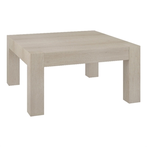Pemberly Row Modern / Contemporary 34&quot Alder White MDF Coffee Table