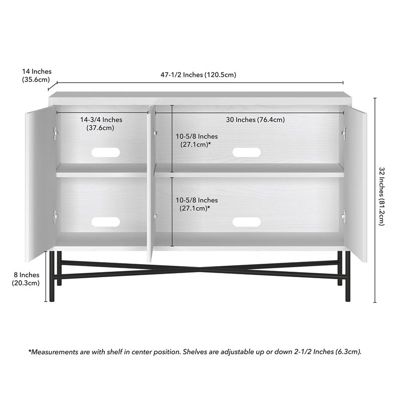Pemberly Row Contemporary 47.5