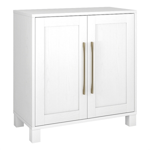 Pemberly Row Modern / Contemporary 28&quot White MDF Accent Cabinet