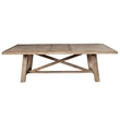 Pemberly Row Extension Dining Table in Weathered Natural (Brown)