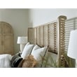 Pemberly Row Transitional Bedroom Hand-tied Jute Rope King Rattan Bed