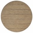 Pemberly Row Wood Coffee Table in Antique Oak and Matte Black