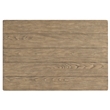 Pemberly Row Wood Coffee Table in Antique Oak and Matte Black