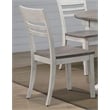 Pemberly Row 5-Pc Transitional Wood Dining Set in Ash/Stormy White