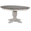 Pemberly Row 5-Pc Transitional Wood Dining Set in Ash/Stormy White