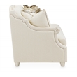Pemberly Row Traditional Boucle Sofa in French Vanilla/Classic Pearl