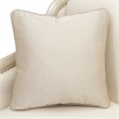 Pemberly Row Traditional Boucle Sofa in French Vanilla/Classic Pearl