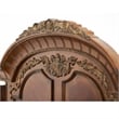Pemberly Row California King Wood Canopy Bed in Classic Chestnut