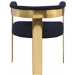 Pemberly Row Contemporary Navy Boucle Fabric Dining Chair (Set of 2)