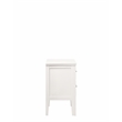 Pemberly Row Contemporary 5-Piece Wood King Bedroom Set in White