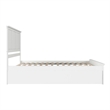 Pemberly Row Madison King Wood Platform Bed  and Drawers in White