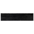 Pemberly Row Transitional Open Space Wood Entertainment Console in Black