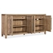 Pemberly Row Transitional Wood Buffet in Light Natural Finish