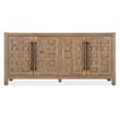 Pemberly Row Transitional Wood Buffet in Light Natural Finish