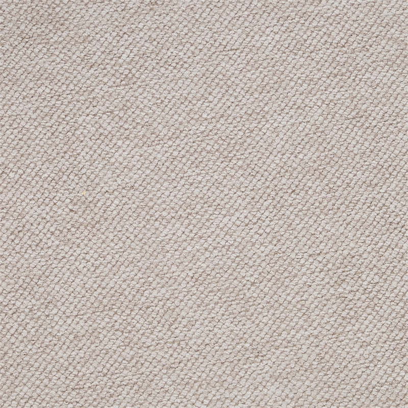 Pemberly Row Transitional 2-Piece Chenille Sofa in Linen/Warm Pecan