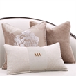 Pemberly Row Transitional Asymmetrical Velvet Sofa in Porcini/Warm Pecan