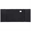 Pemberly Row Velvet Upholstered King Platform Bed with Wings in Black