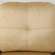Pemberly Row Contemporary Microfiber Fabric Right Facing Sectional in Beige
