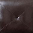 Pemberly Row Contemporary Faux Leather Left Facing Sectional in Brown