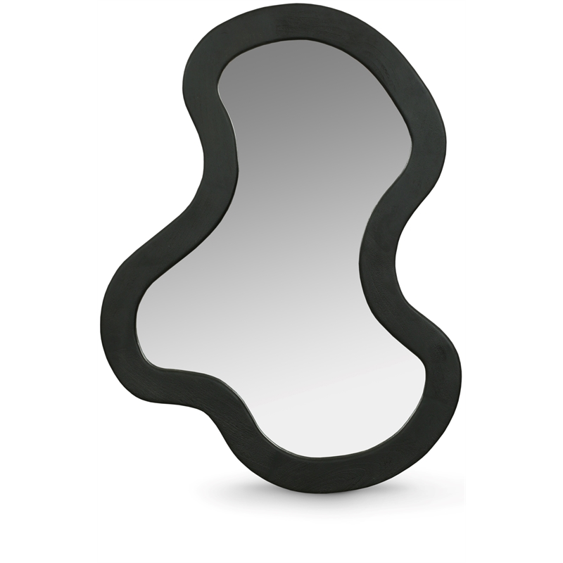 Pemberly Row Contemporary Black Mirror - 28