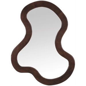 Pemberly Row Contemporary Brown Mirror - 28&quotW x 2.5&quotD x 38&quotH