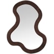 Pemberly Row Contemporary Brown Mirror - 28