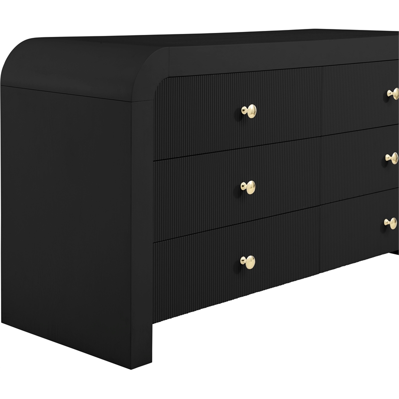 Pemberly Row Contemporary Black Dresser - 31.5