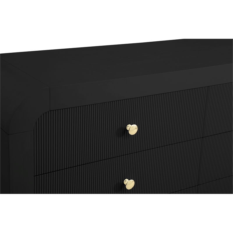 Pemberly Row Contemporary Black Dresser - 31.5