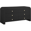 Pemberly Row Contemporary Black Dresser - 31.5