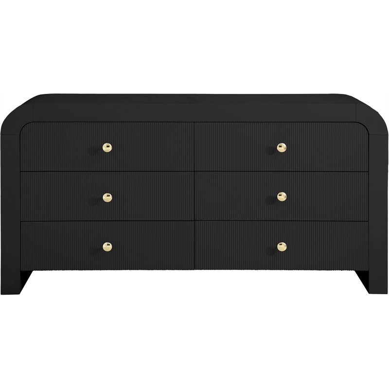 Pemberly Row Contemporary Black Dresser - 31.5