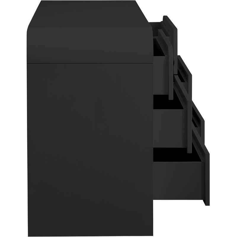 Pemberly Row Contemporary Black Dresser - 31.5