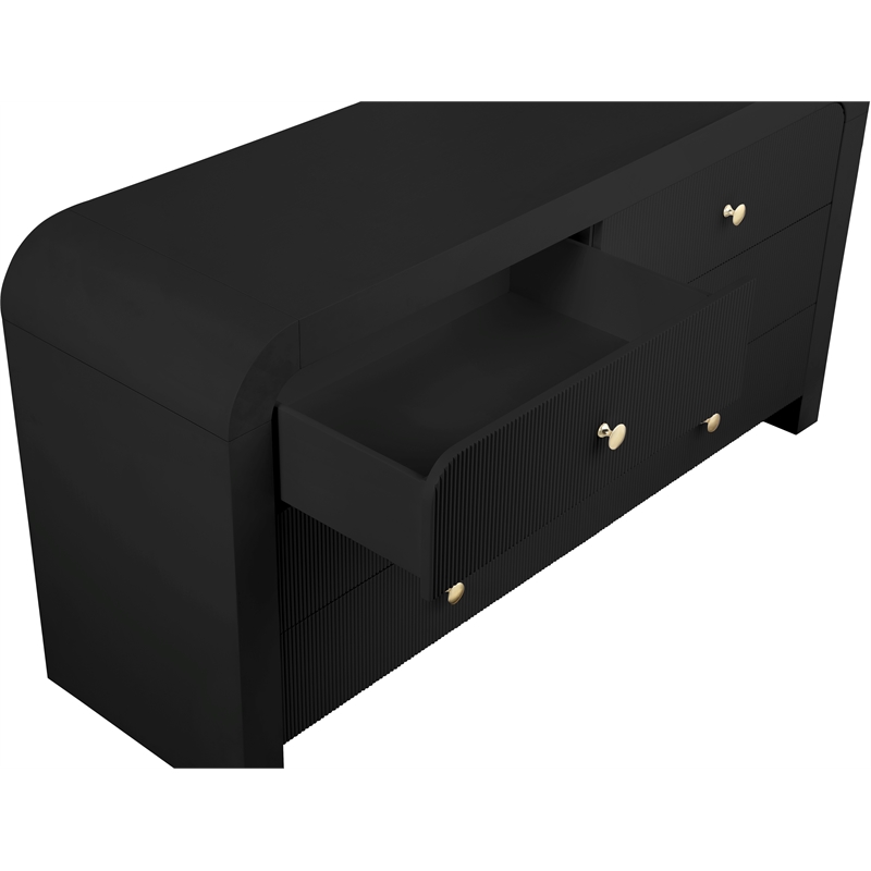 Pemberly Row Contemporary Black Dresser - 31.5