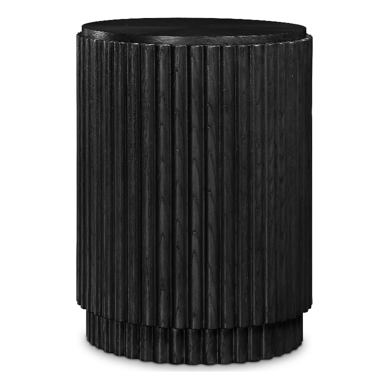 Pemberly Row Mid-Century Black End Table - 17.5
