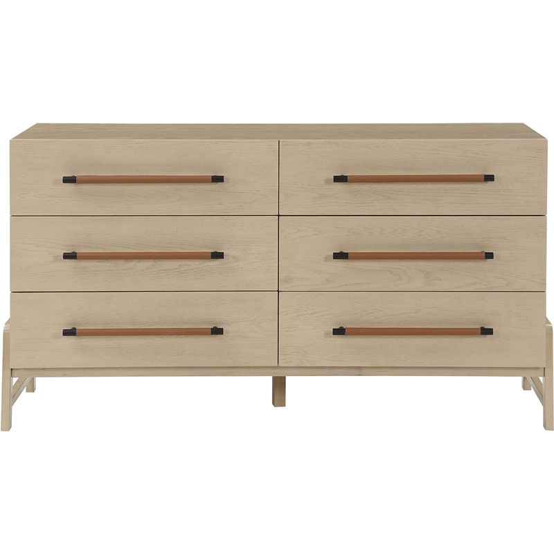 Pemberly Row Contemporary Natural Dresser - 62