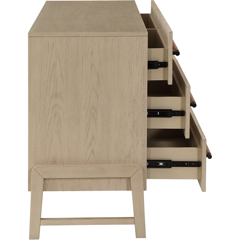 Pemberly Row Contemporary Natural Dresser - 62