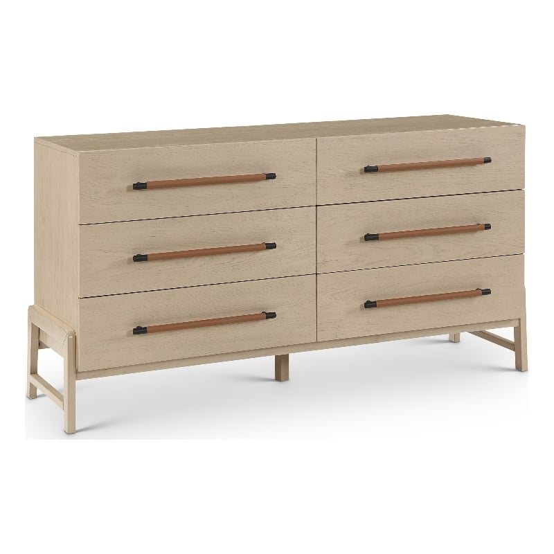 Pemberly Row Contemporary Natural Dresser - 62