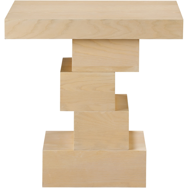 Pemberly Row Contemporary Natural End Table - 24