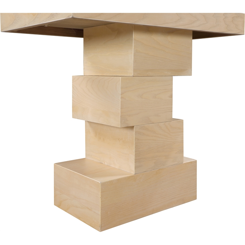 Pemberly Row Contemporary Natural End Table - 24