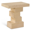 Pemberly Row Contemporary Natural End Table - 24