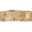 Pemberly Row Contemporary Burl Coffee Table - 23.5