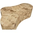 Pemberly Row Contemporary Burl Coffee Table - 23.5