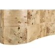 Pemberly Row Contemporary Burl Coffee Table - 23.5