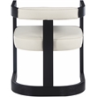 Pemberly Row Contemporary Cream Dining Chair - 24