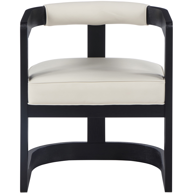 Pemberly Row Contemporary Cream Dining Chair - 24