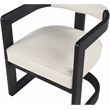 Pemberly Row Contemporary Cream Dining Chair - 24