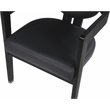 Pemberly Row Contemporary Black Dining Chair - 24