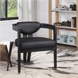 Pemberly Row Contemporary Black Dining Chair - 24