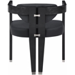Pemberly Row Contemporary Black Dining Chair - 24